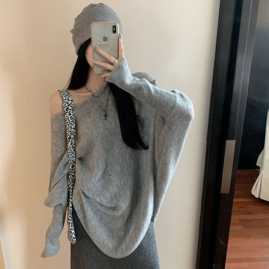 【tops】ドルマンスリーブニットセーターG23658