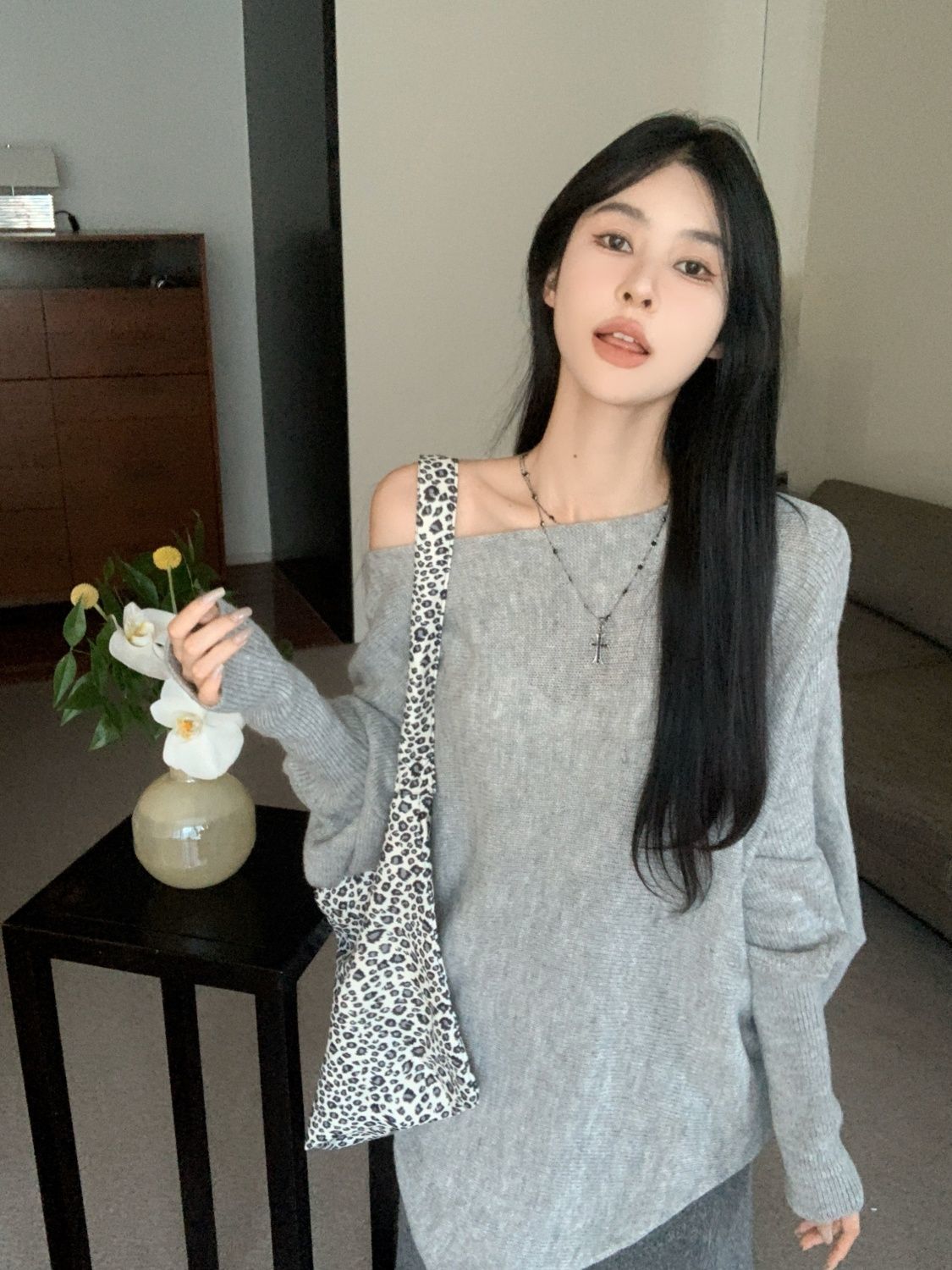 【tops】ドルマンスリーブニットセーターG23658