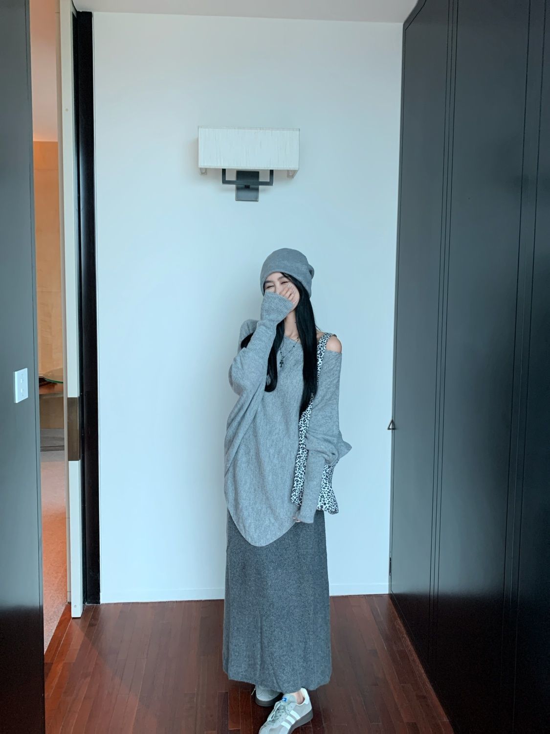 【tops】ドルマンスリーブニットセーターG23658