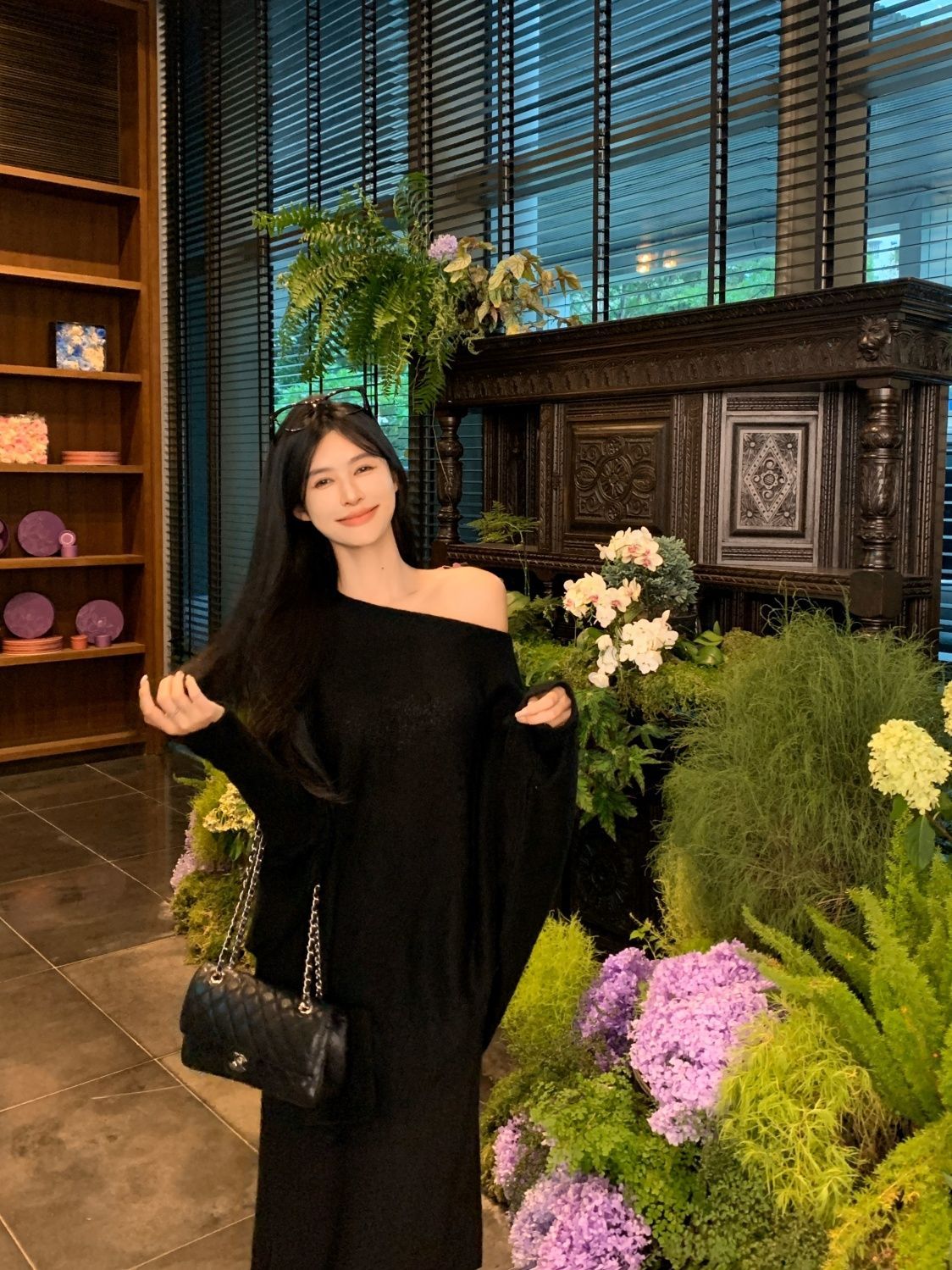 【tops】ドルマンスリーブニットセーターG23658