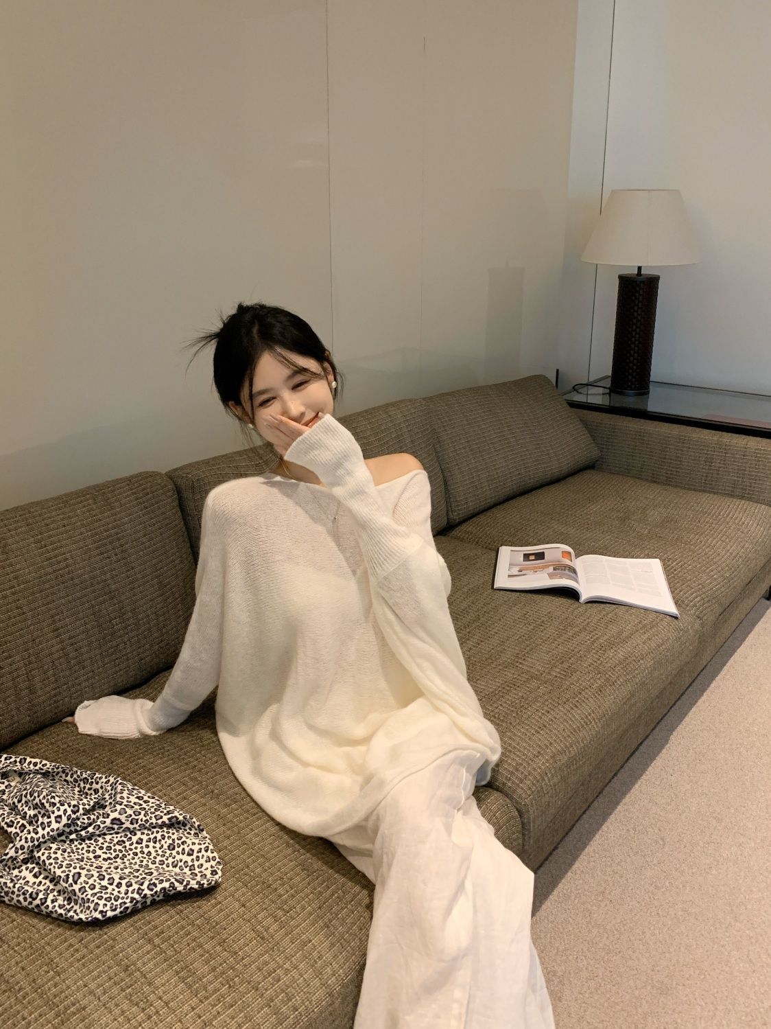 【tops】ドルマンスリーブニットセーターG23658