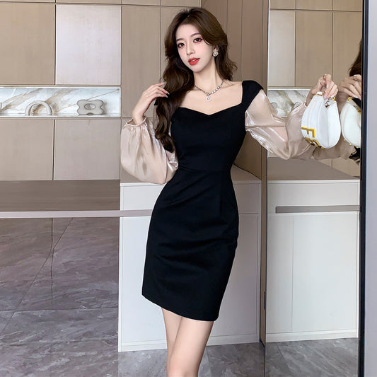 【dress】体型カバーデートワンピースG23660