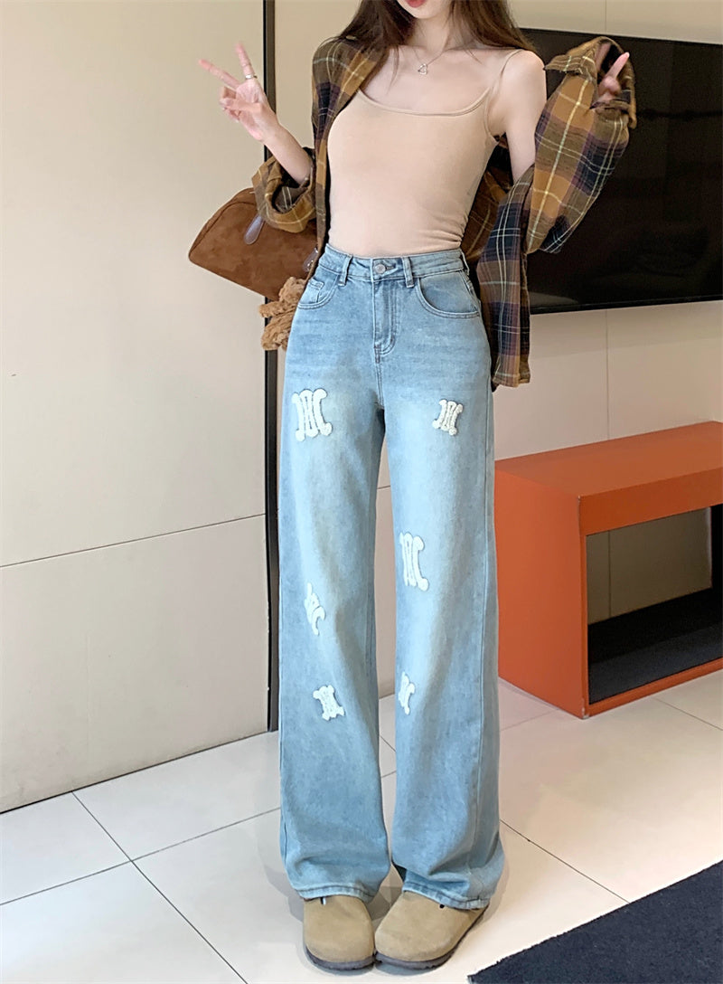 【bottoms】デザインデニムガウチョパンツG23676