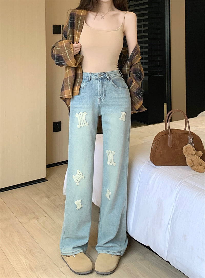 【bottoms】デザインデニムガウチョパンツG23676