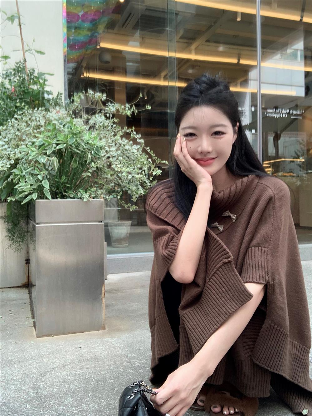 【tops】ゆったりニットセーターG23677