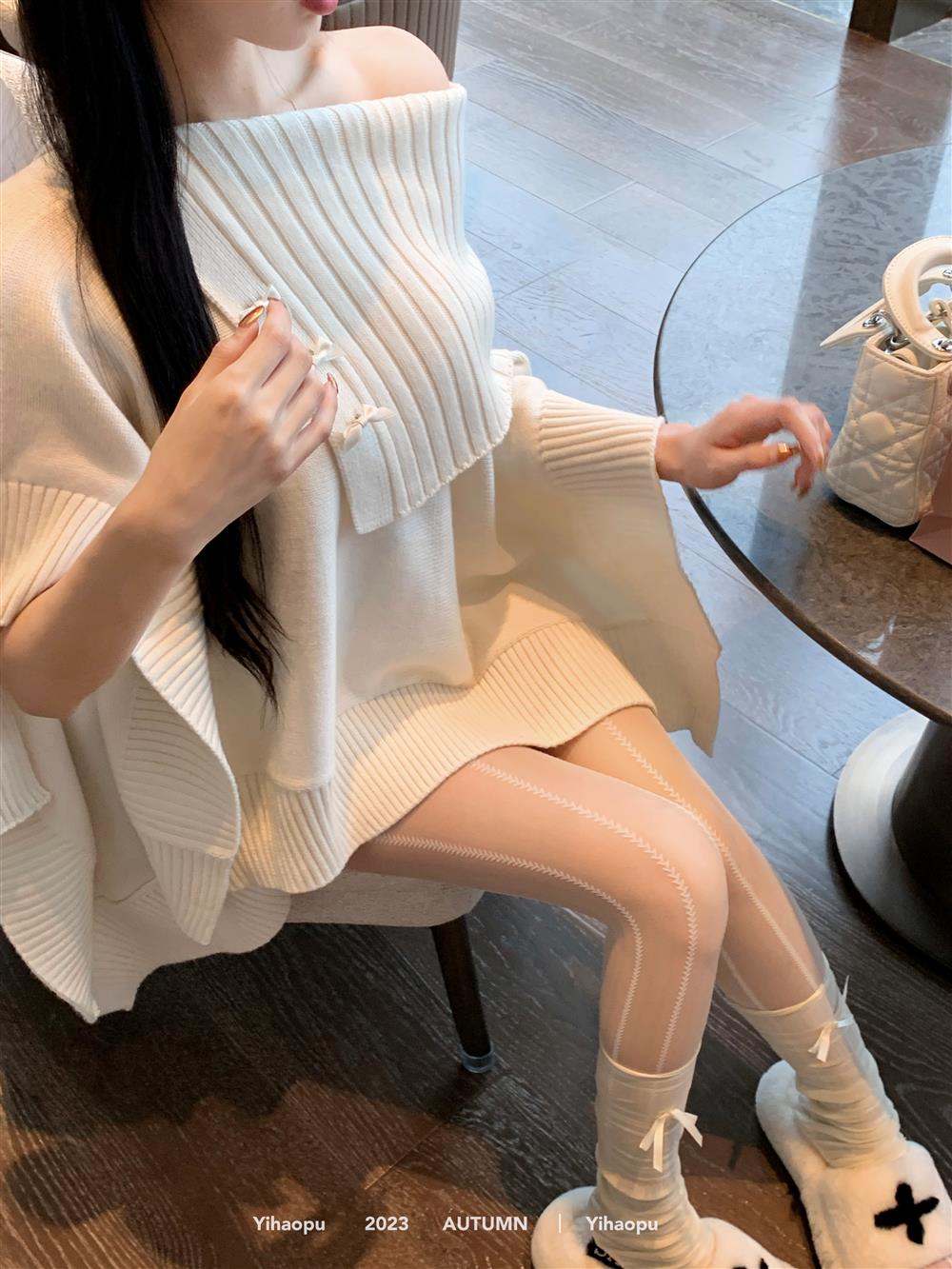 【tops】ゆったりニットセーターG23677