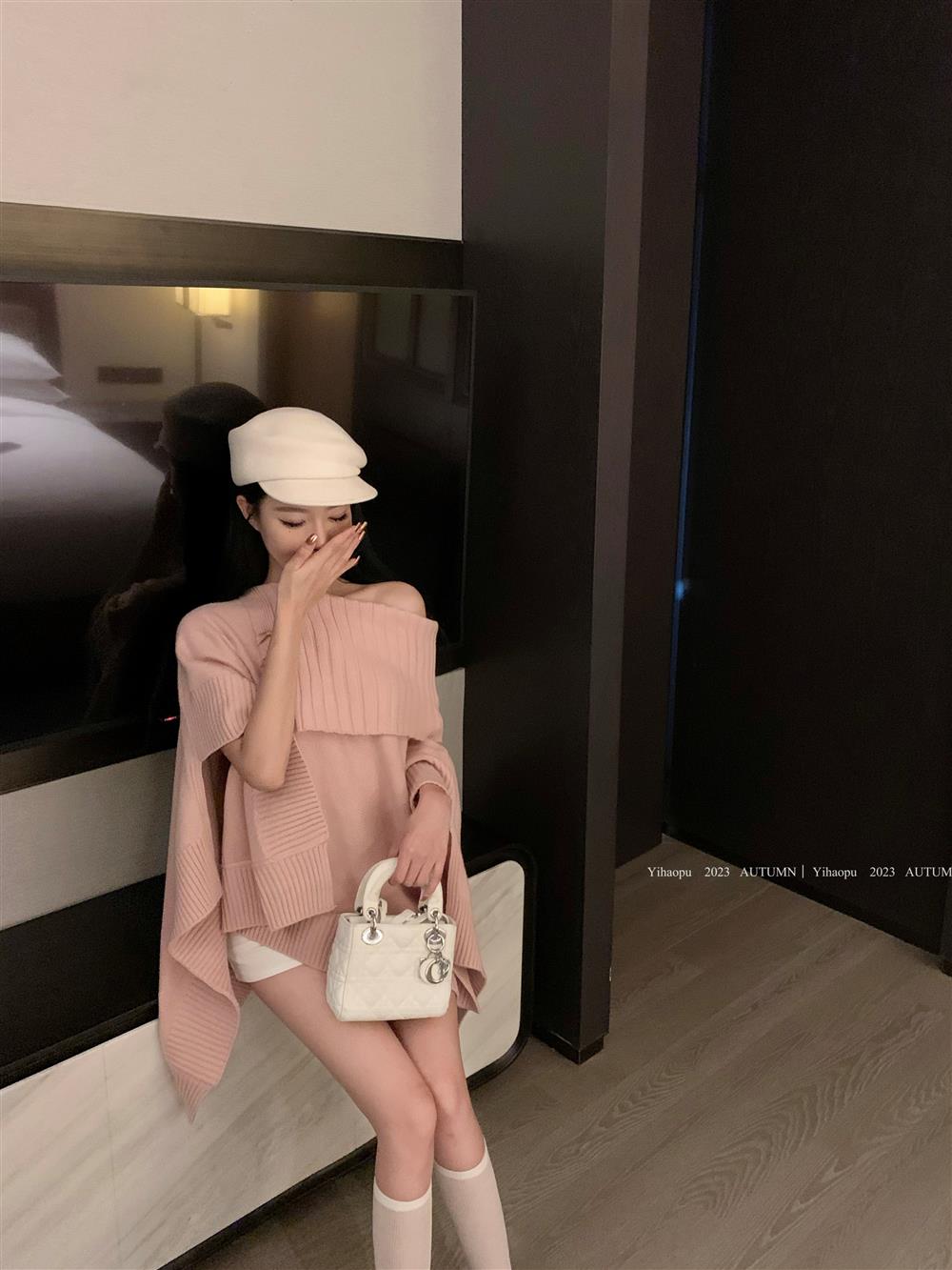 【tops】ゆったりニットセーターG23677