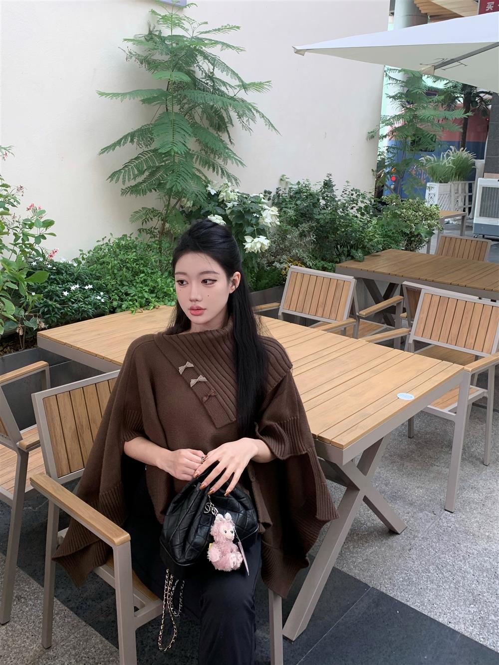 【tops】ゆったりニットセーターG23677