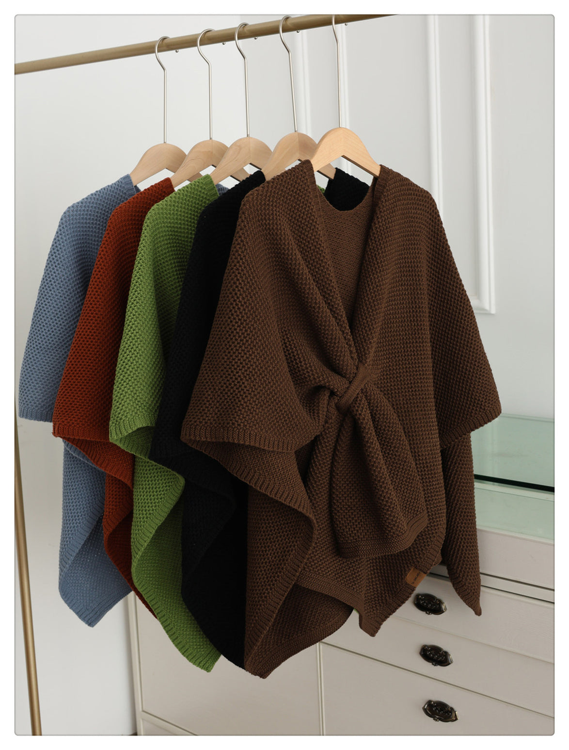 【tops】ゆったりニットケープG23687