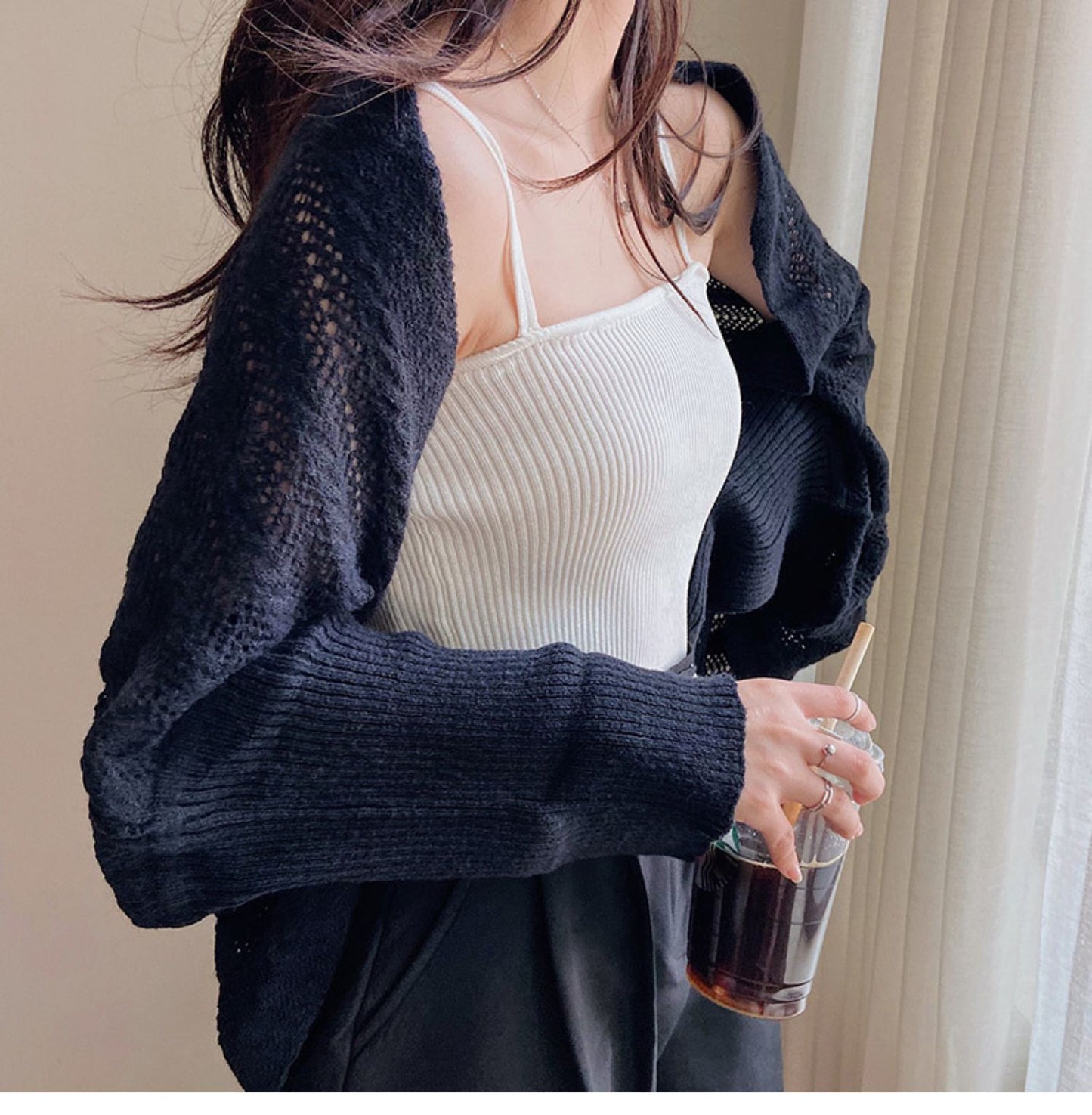 【tops】ニットケープG23690