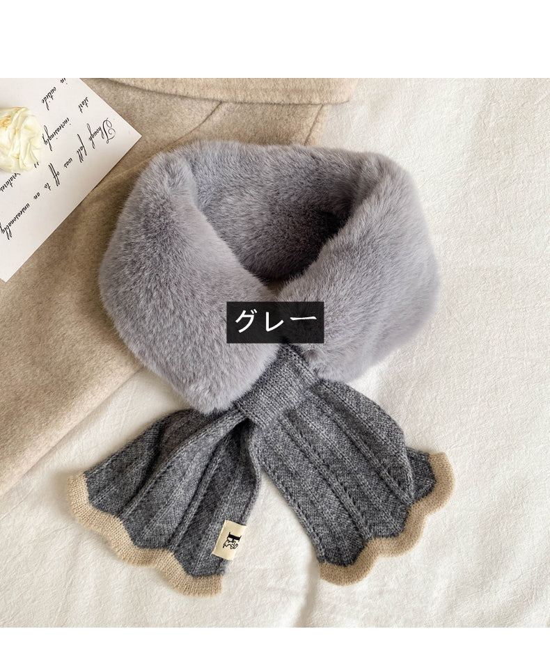 【小物】ファーニットスカーフG23691