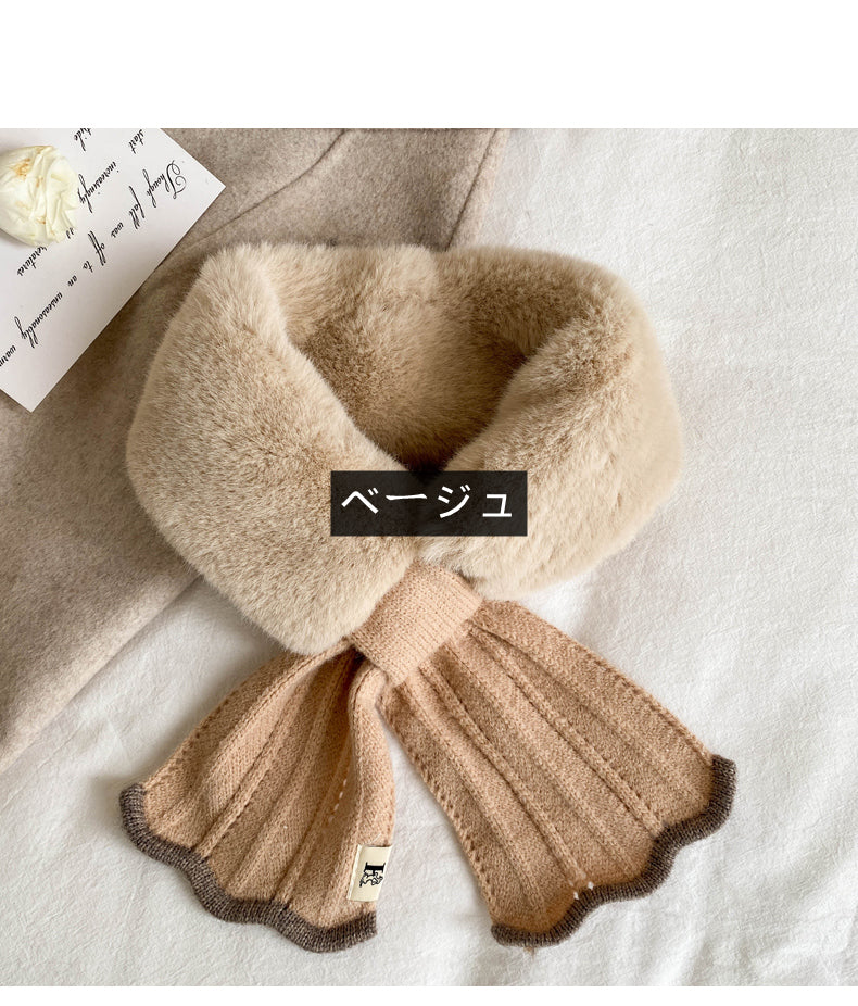 【小物】ファーニットスカーフG23691