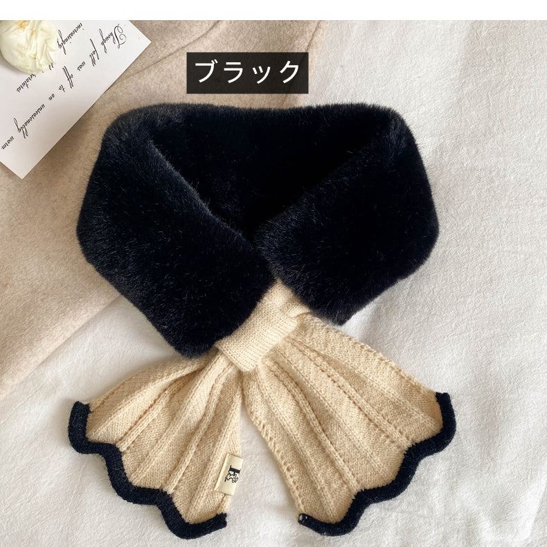 【小物】ファーニットスカーフG23691