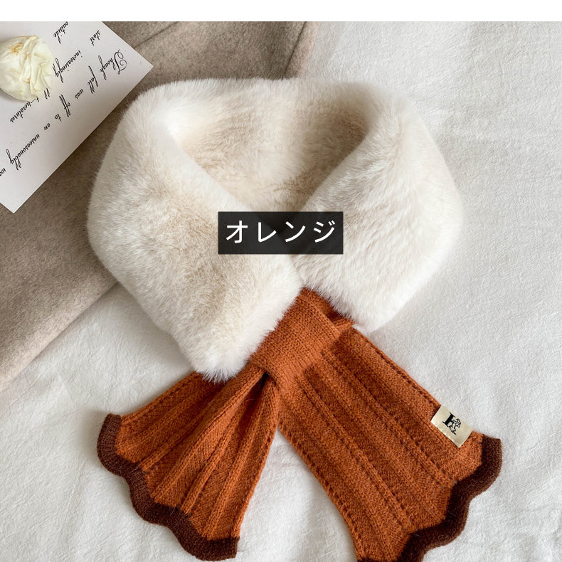 【小物】ファーニットスカーフG23691