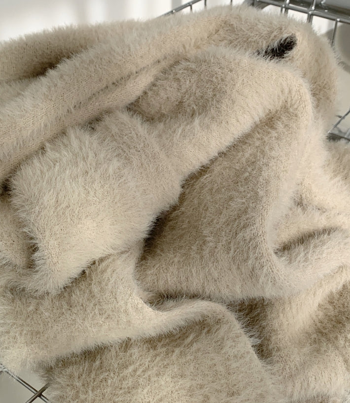 【outer】ゆったり厚手ニットカーディガンG23702