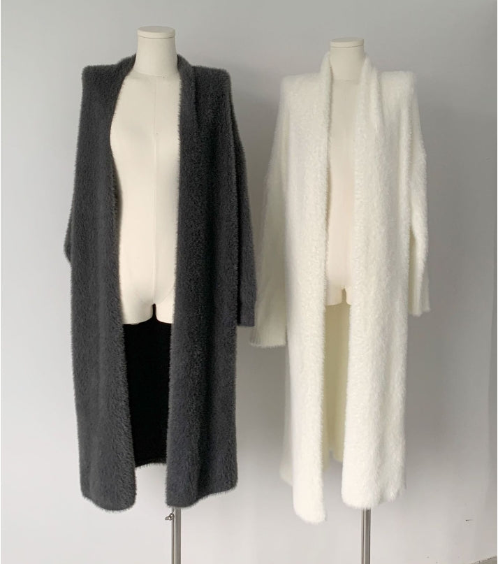 【outer】ゆったり厚手ニットカーディガンG23702