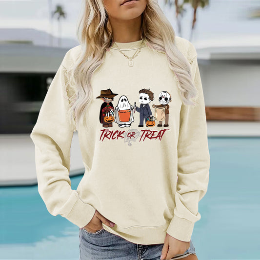 【tops】ラウンドネック長袖パーカーG23712