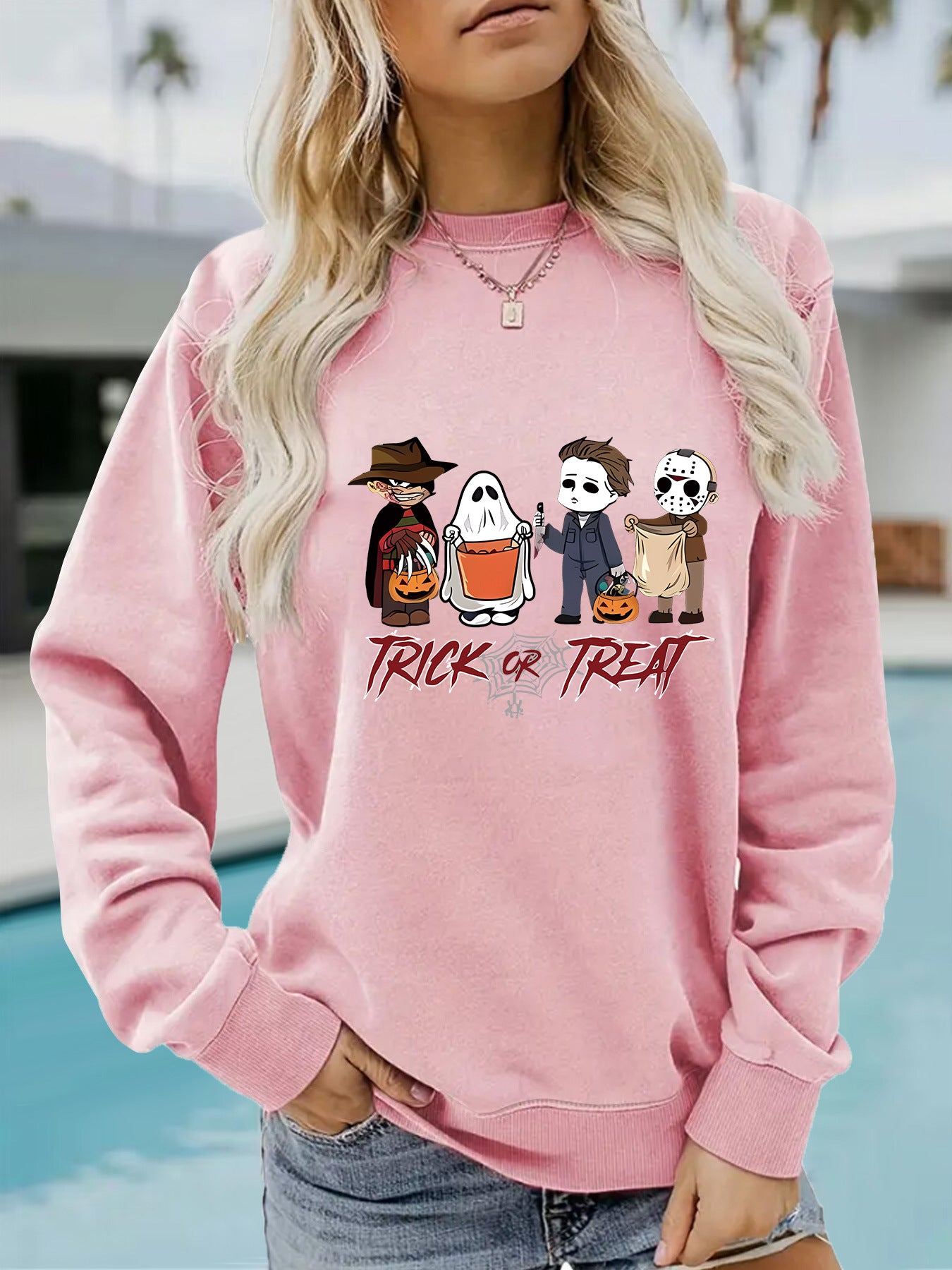 【tops】ラウンドネック長袖パーカーG23712