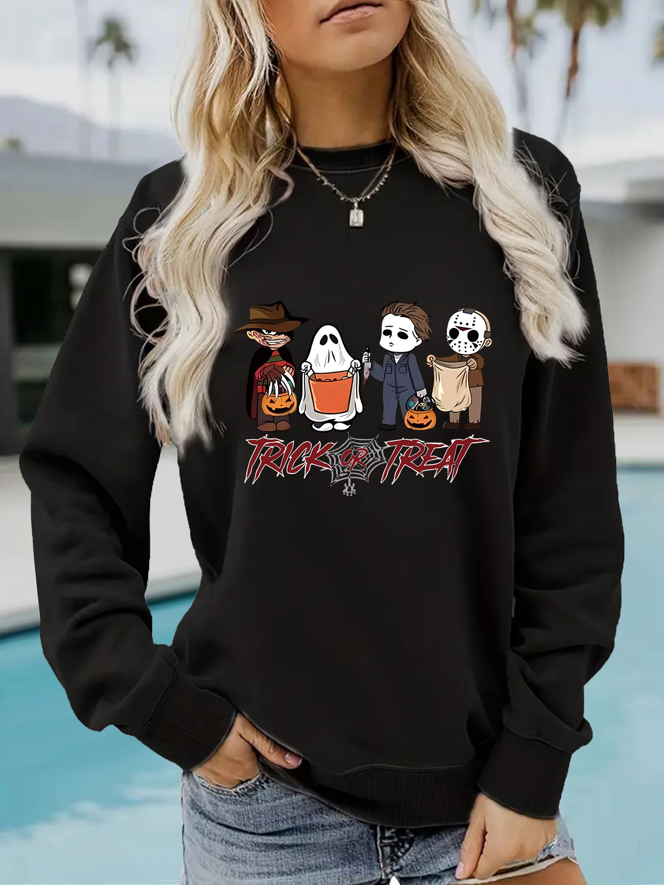 【tops】ラウンドネック長袖パーカーG23712