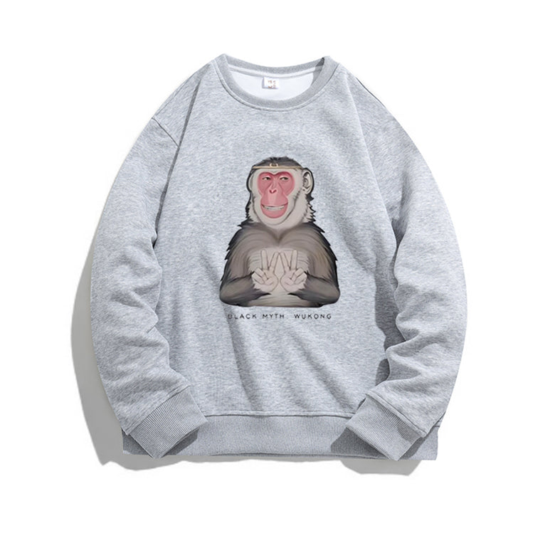 【tops】ラウンドネック長袖パーカーG23715