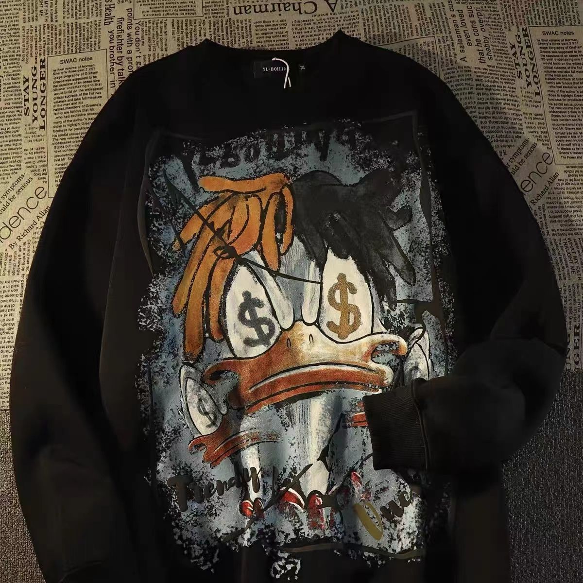 【tops】ラウンドネック薄手パーカーG23734