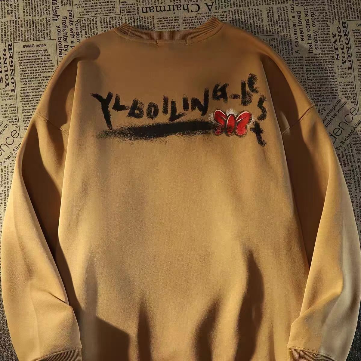 【tops】ラウンドネック薄手パーカーG23734