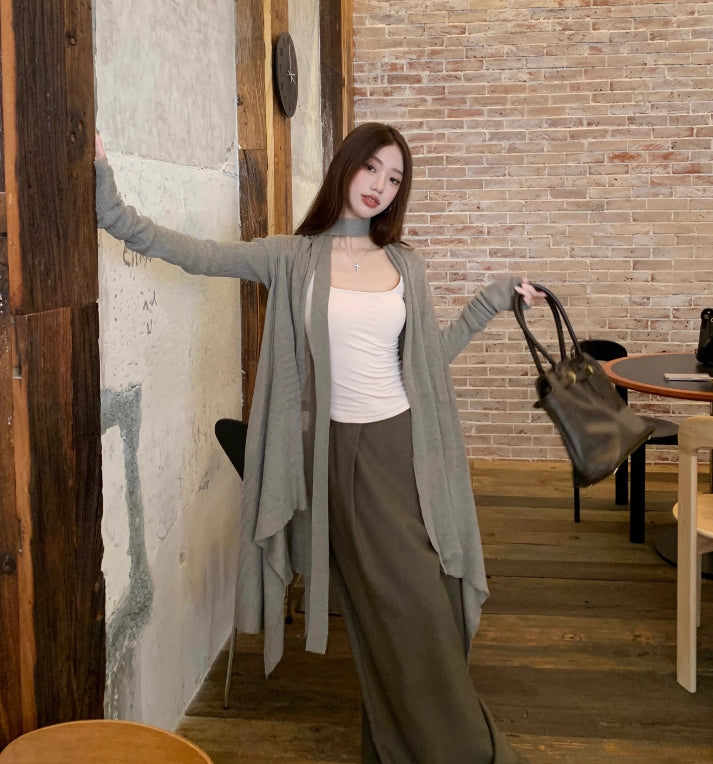 【outer】ゆったりニットカーディガンG23737