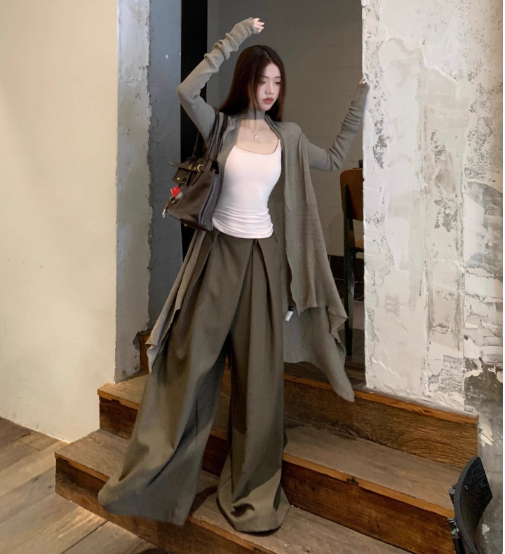 【outer】ゆったりニットカーディガンG23737