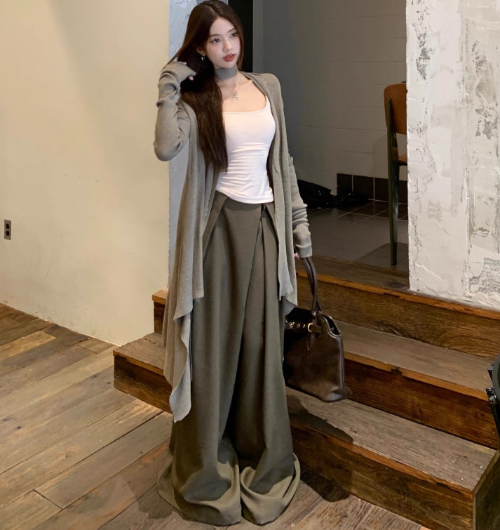 【outer】ゆったりニットカーディガンG23737