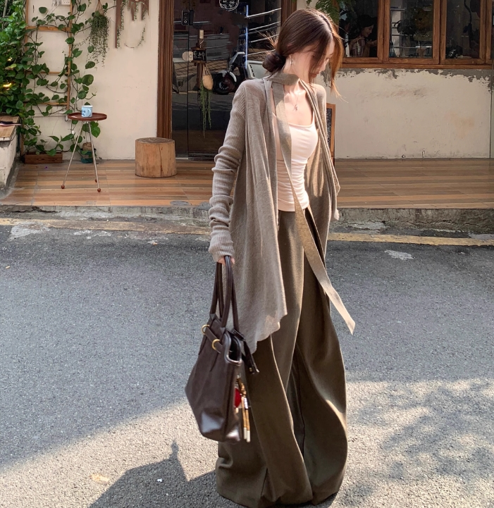 【outer】ゆったりニットカーディガンG23737