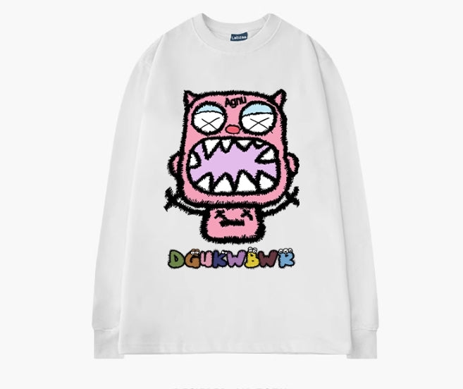 【tops】キャラクター長袖TシャツG23739
