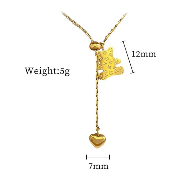 【小物】動物柄ネックレスアクセサリー F8215