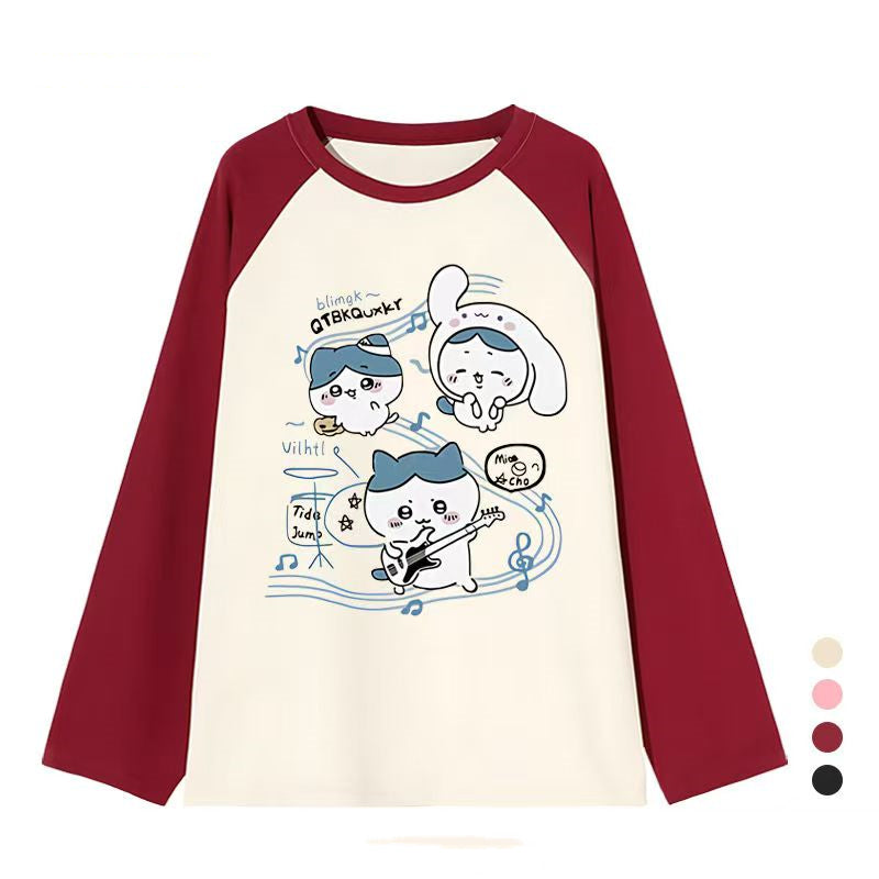 【tops】キャラクター春秋長袖TシャツG23746