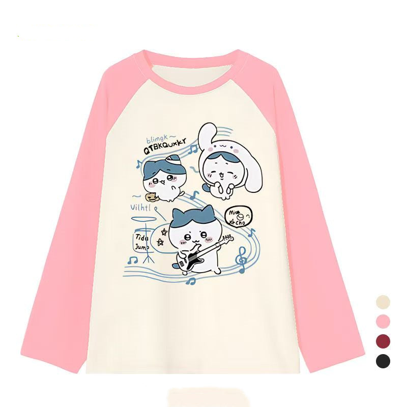【tops】キャラクター春秋長袖TシャツG23746