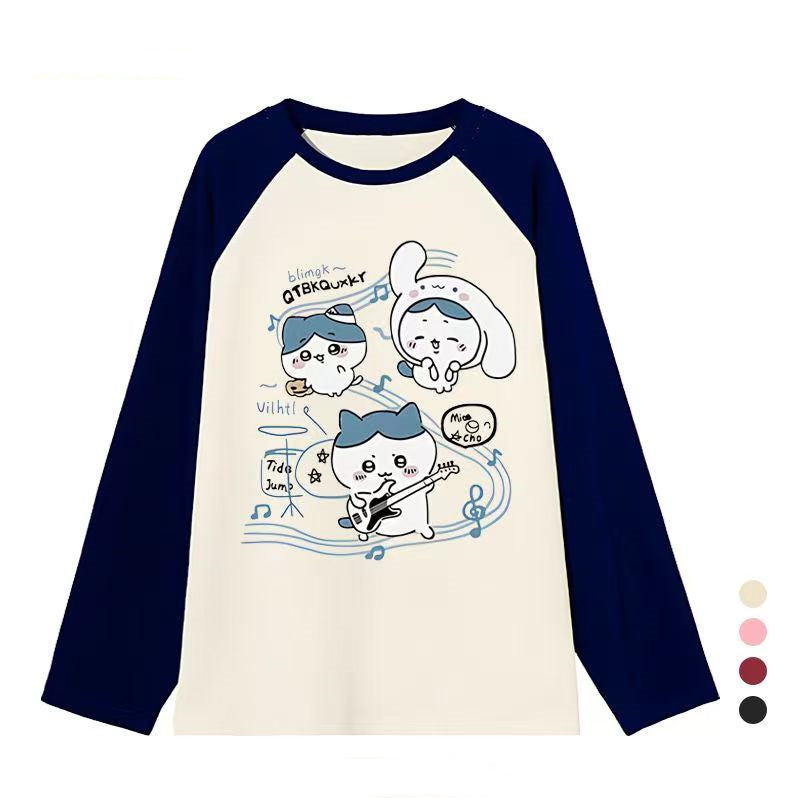【tops】キャラクター春秋長袖TシャツG23746