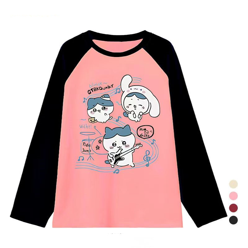 【tops】キャラクター春秋長袖TシャツG23746