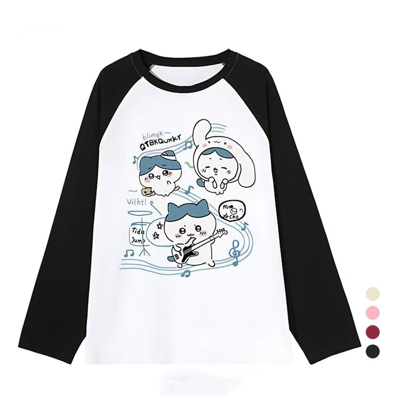 【tops】キャラクター春秋長袖TシャツG23746