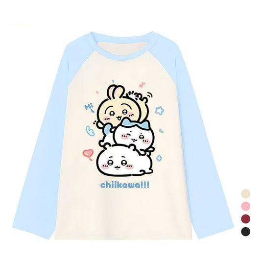 【tops】キャラクター春秋長袖TシャツG23747