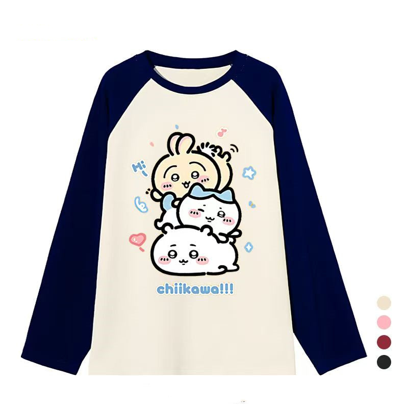 【tops】キャラクター春秋長袖TシャツG23747