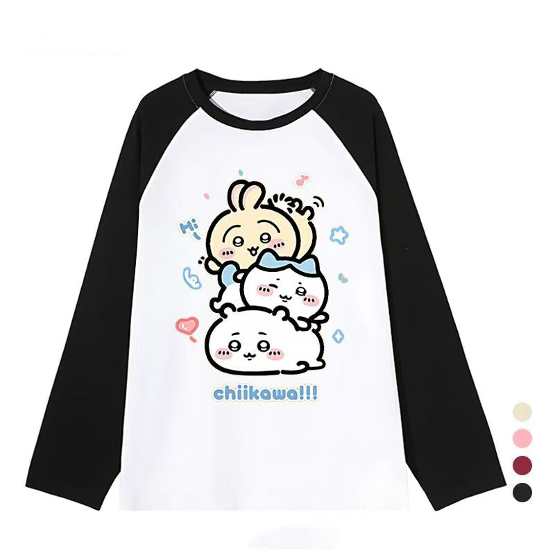 【tops】キャラクター春秋長袖TシャツG23747