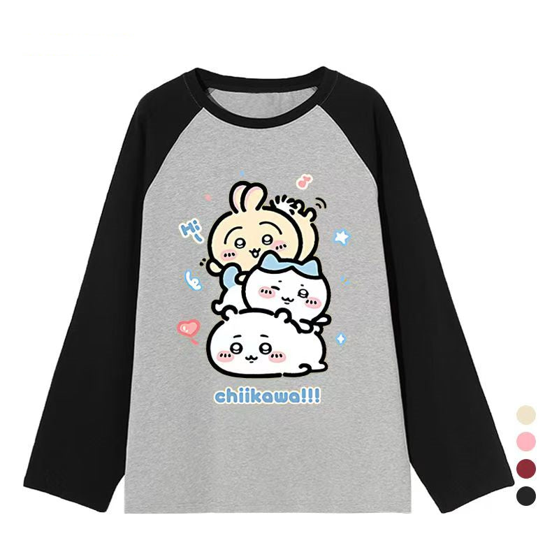 【tops】キャラクター春秋長袖TシャツG23747