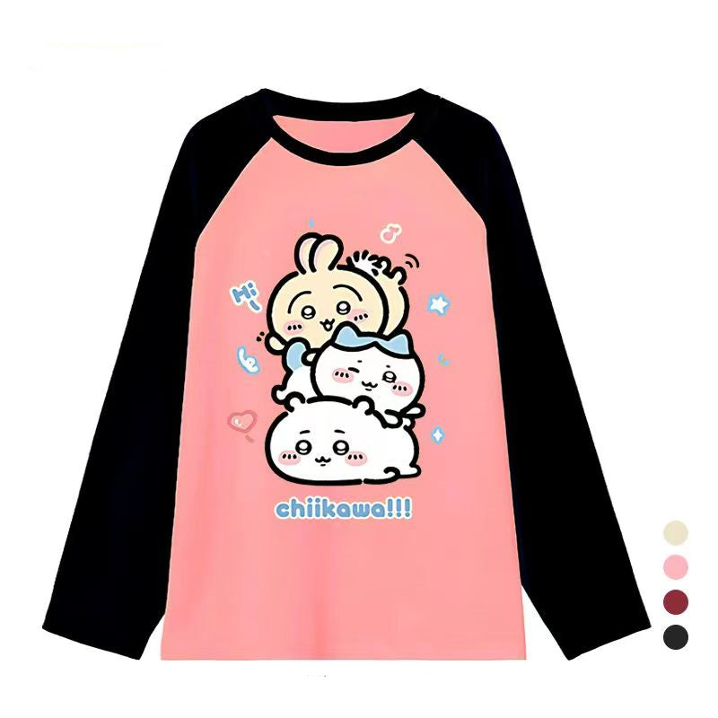 【tops】キャラクター春秋長袖TシャツG23747