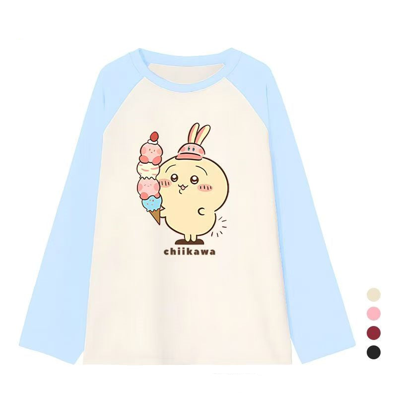 【tops】キャラクター春秋長袖TシャツG23748
