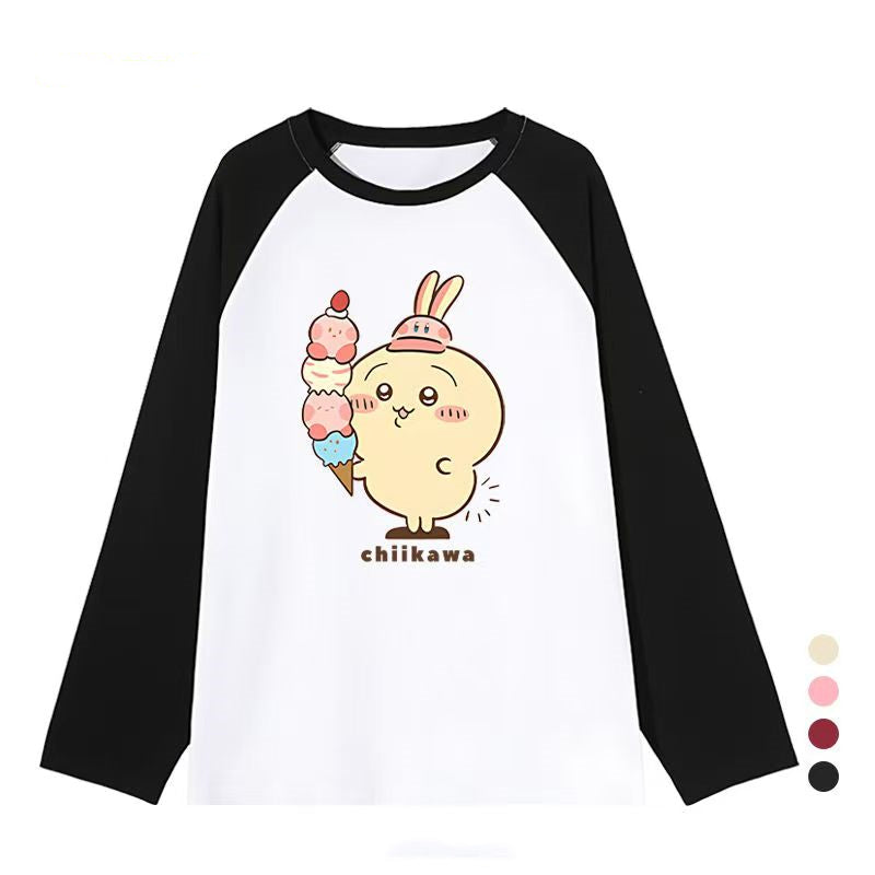 【tops】キャラクター春秋長袖TシャツG23748