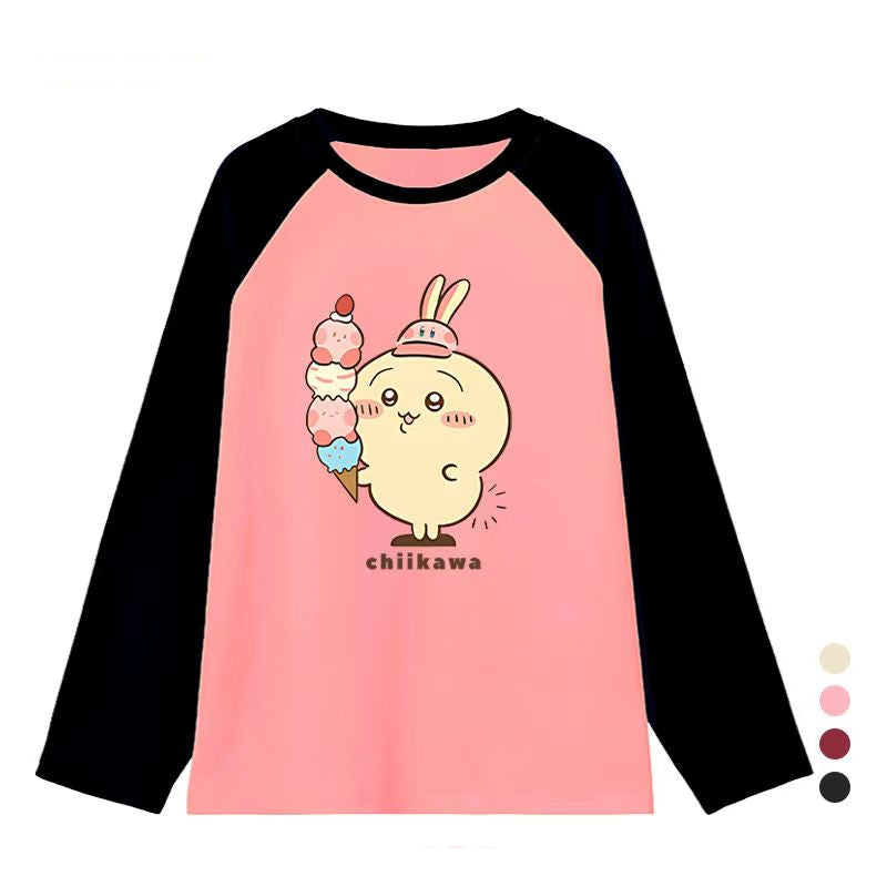 【tops】キャラクター春秋長袖TシャツG23748