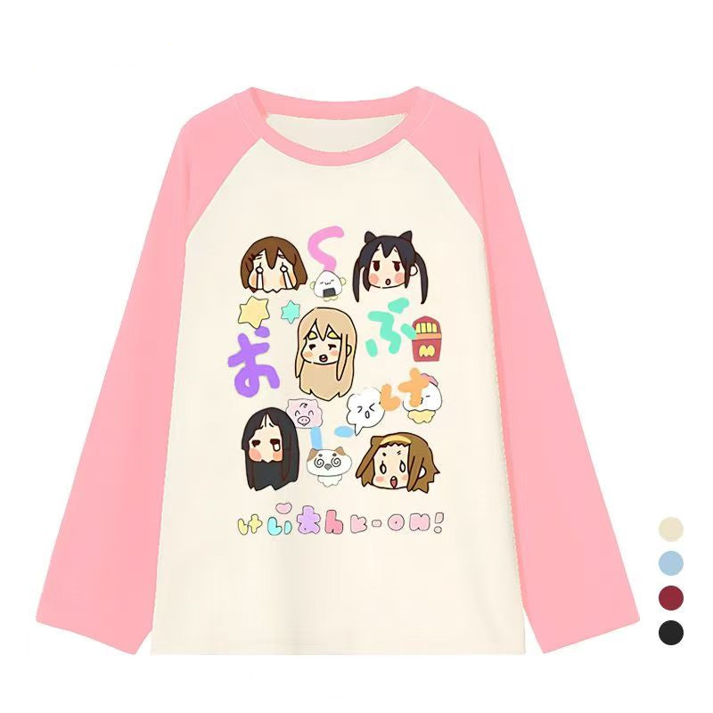 【tops】キャラクター春秋長袖TシャツG23749