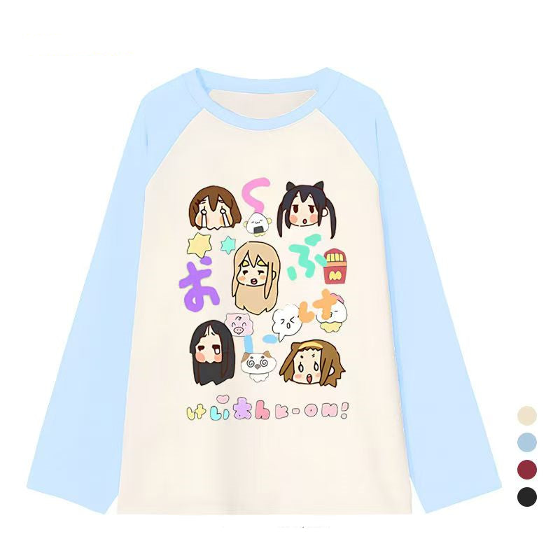 【tops】キャラクター春秋長袖TシャツG23749