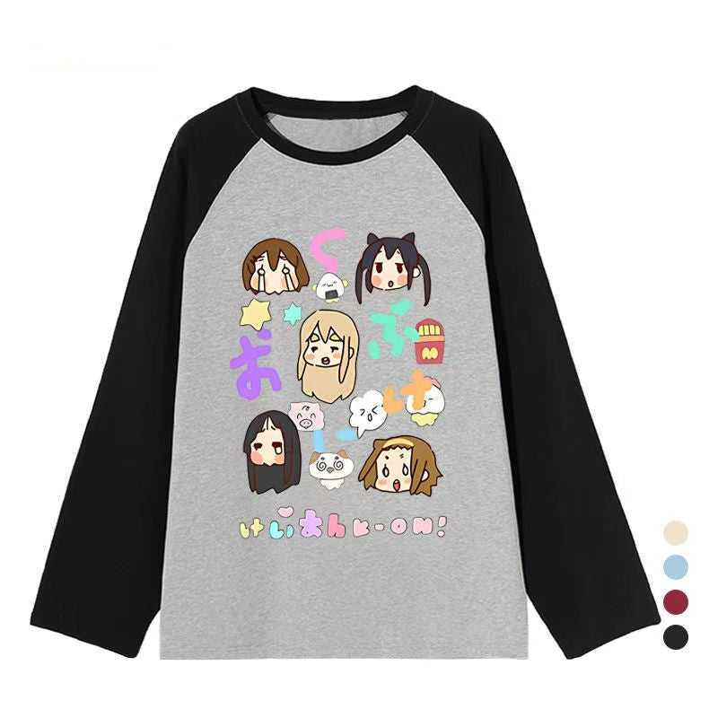 【tops】キャラクター春秋長袖TシャツG23749