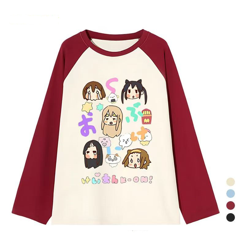 【tops】キャラクター春秋長袖TシャツG23749