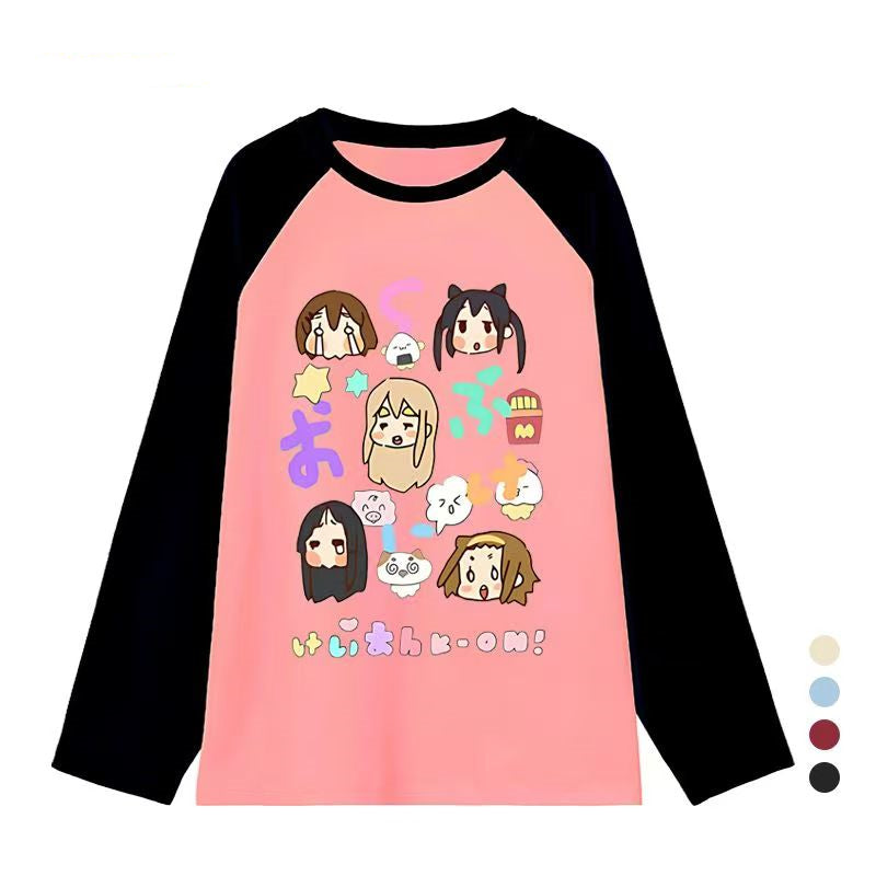 【tops】キャラクター春秋長袖TシャツG23749